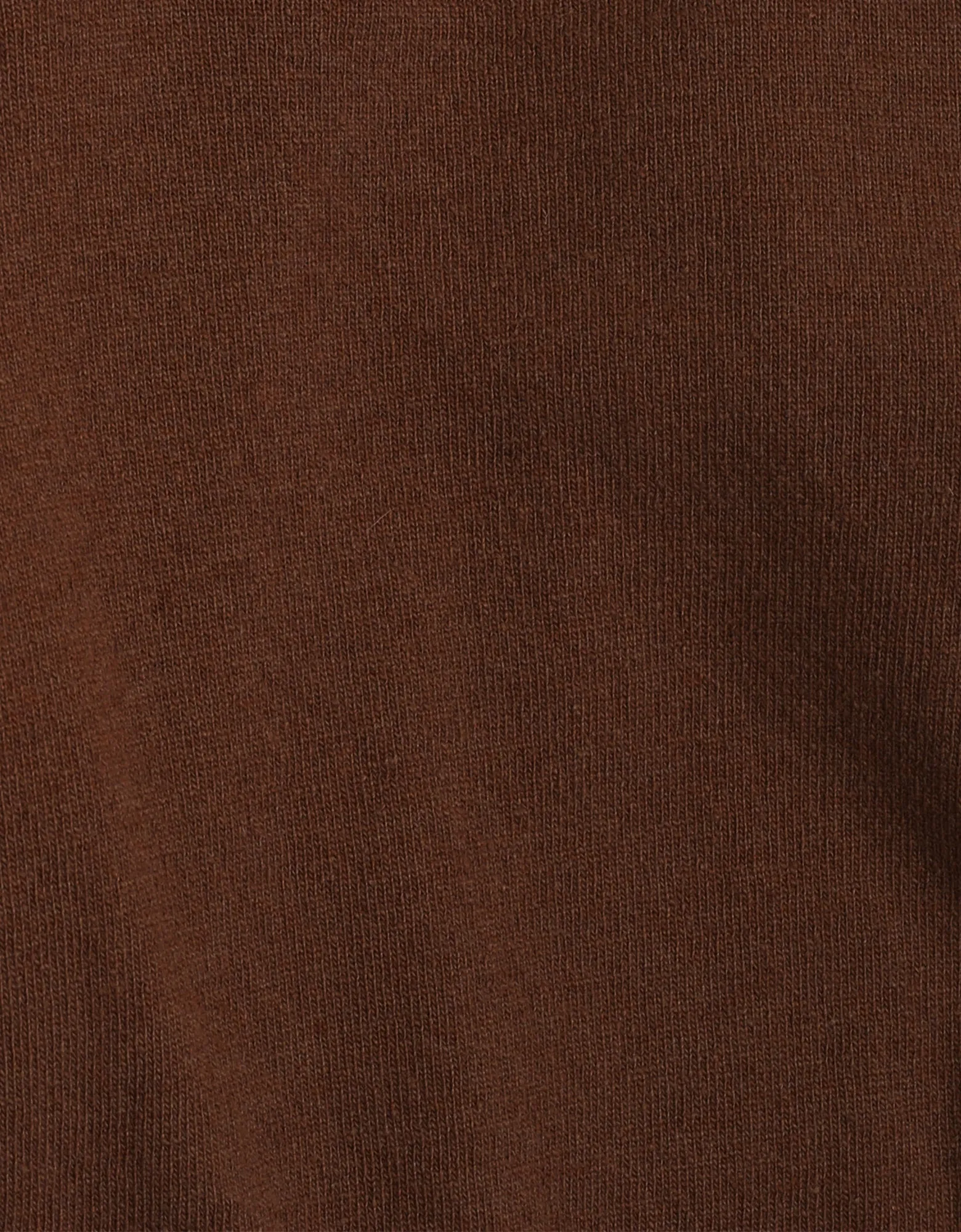 Classic Merino Wool Crew - Coffee Brown