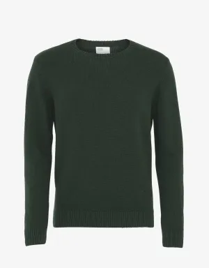 Classic Merino Wool Crew - Hunter Green