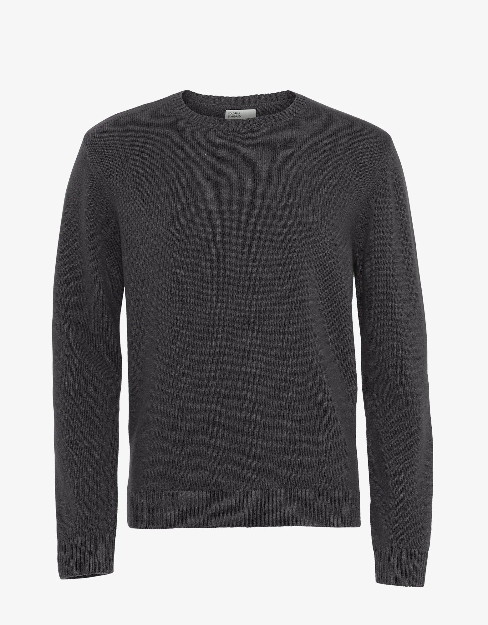 Classic Merino Wool Crew - Lava Grey