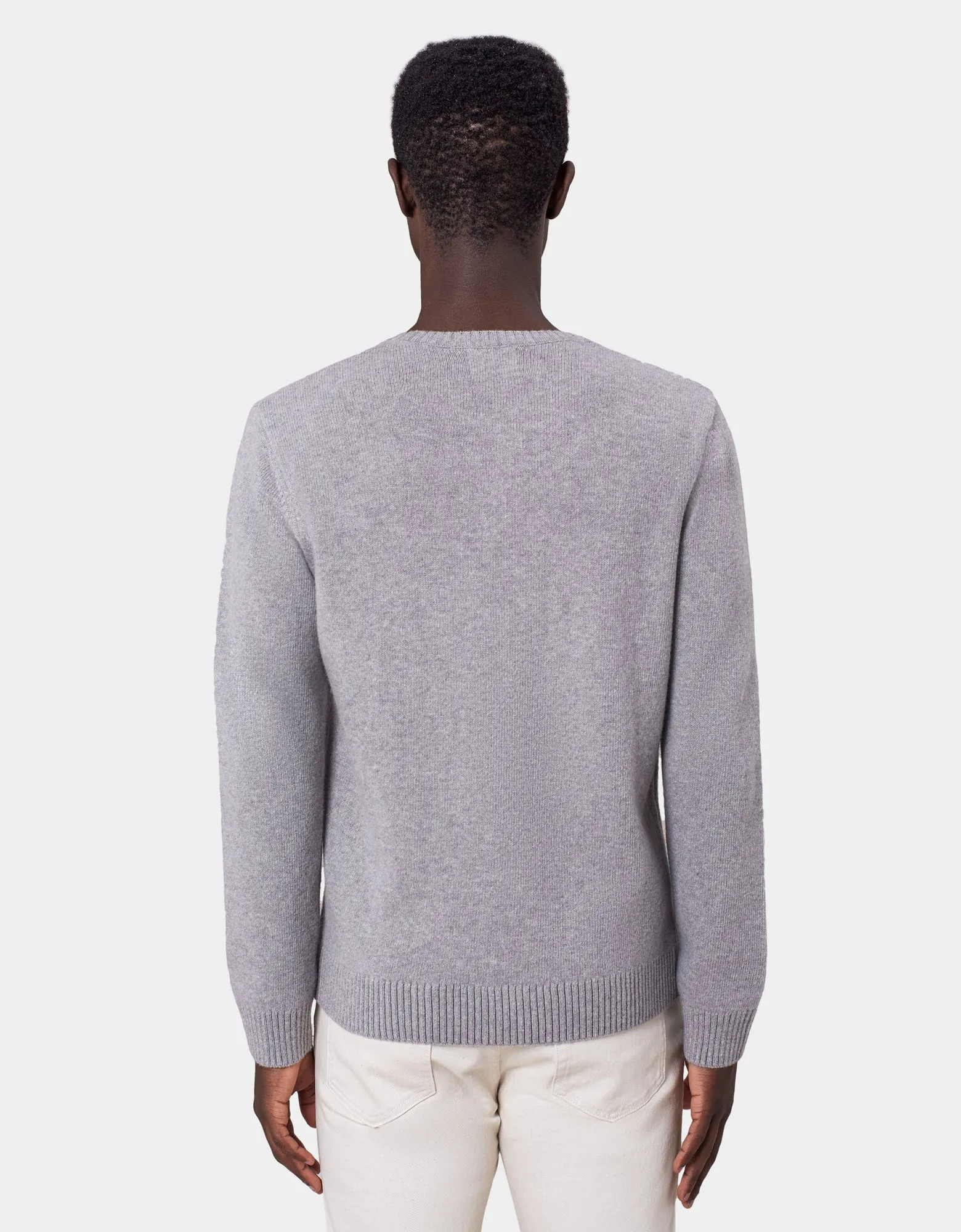 Classic Merino Wool Crew - Sahara Camel