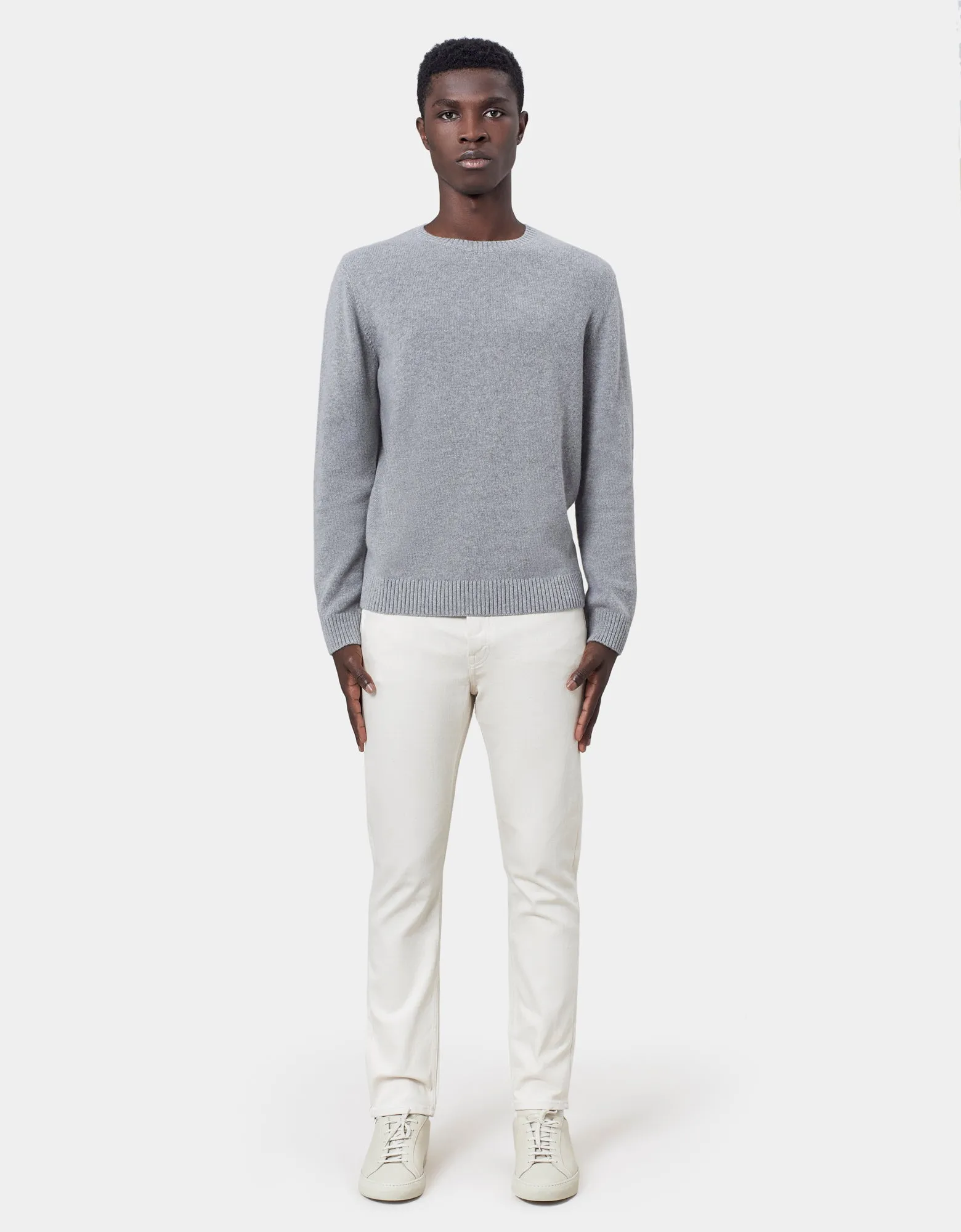 Classic Merino Wool Crew - Sahara Camel