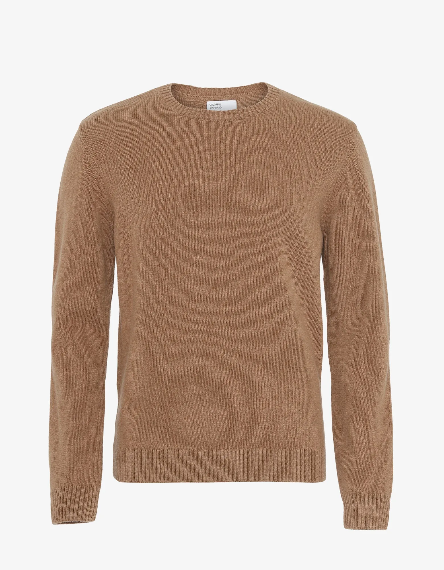 Classic Merino Wool Crew - Sahara Camel