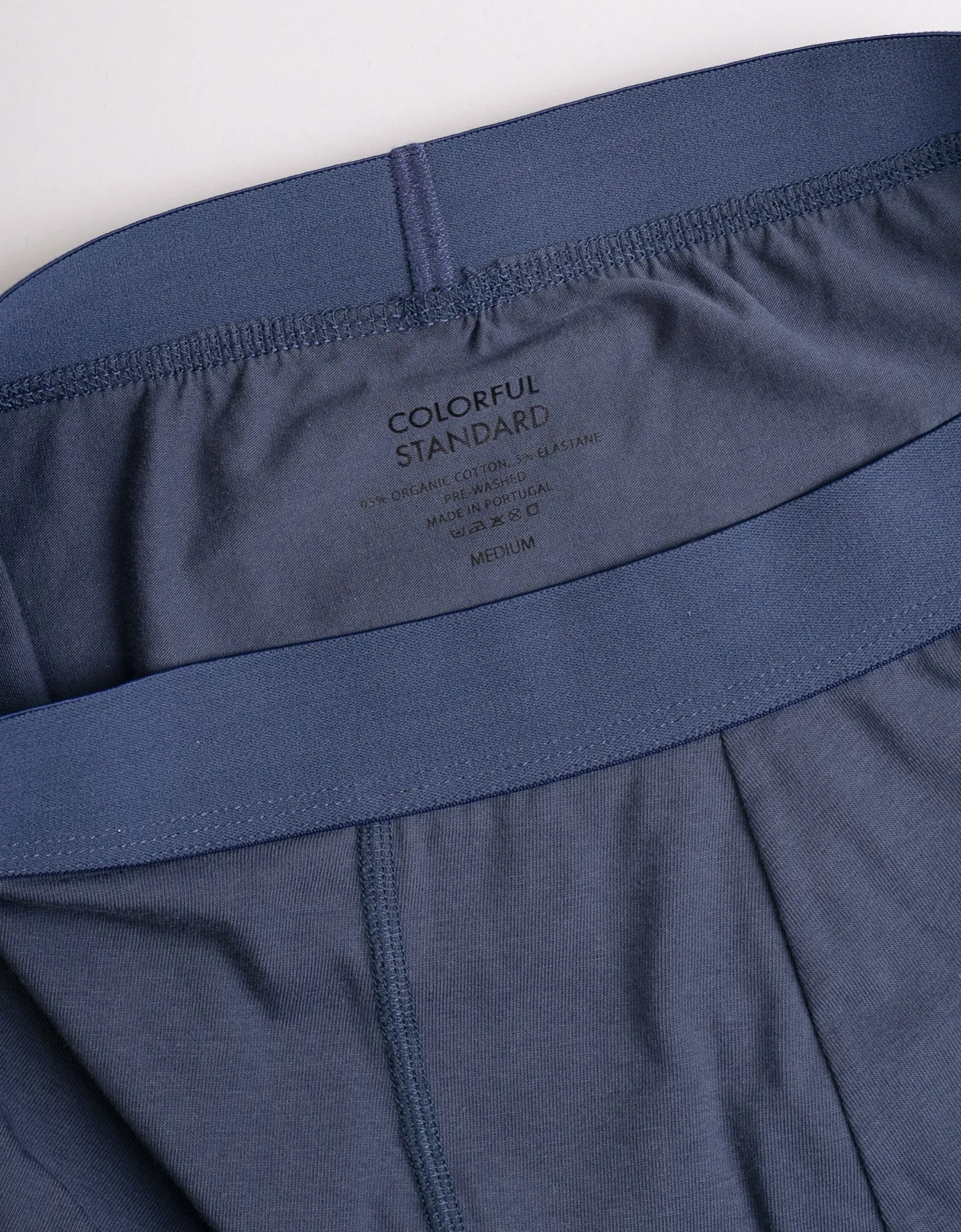 Classic Organic Boxer Briefs - Petrol Blue