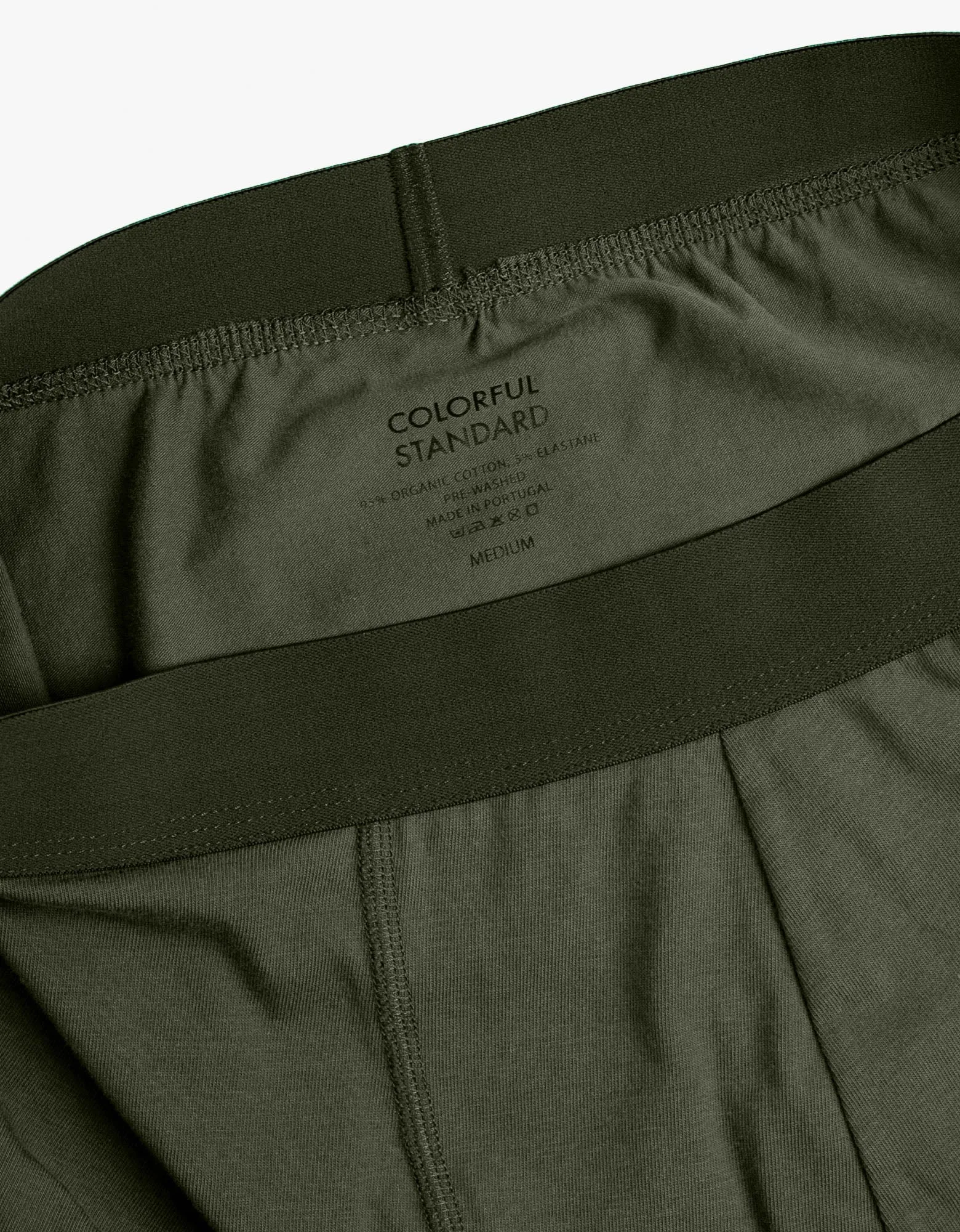 Classic Organic Boxer Briefs - Seaweed Green