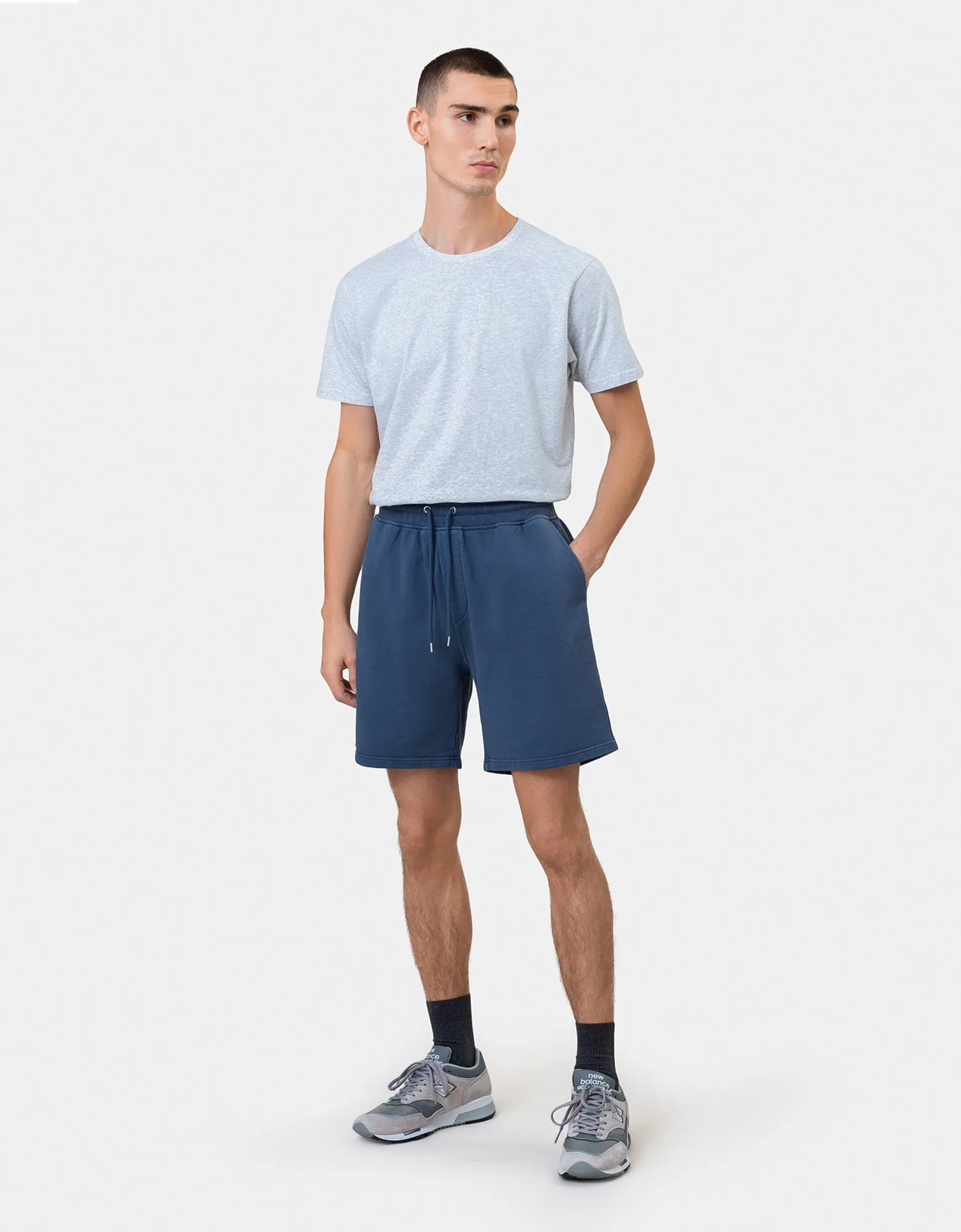 Classic Organic Sweatshorts - Navy Blue