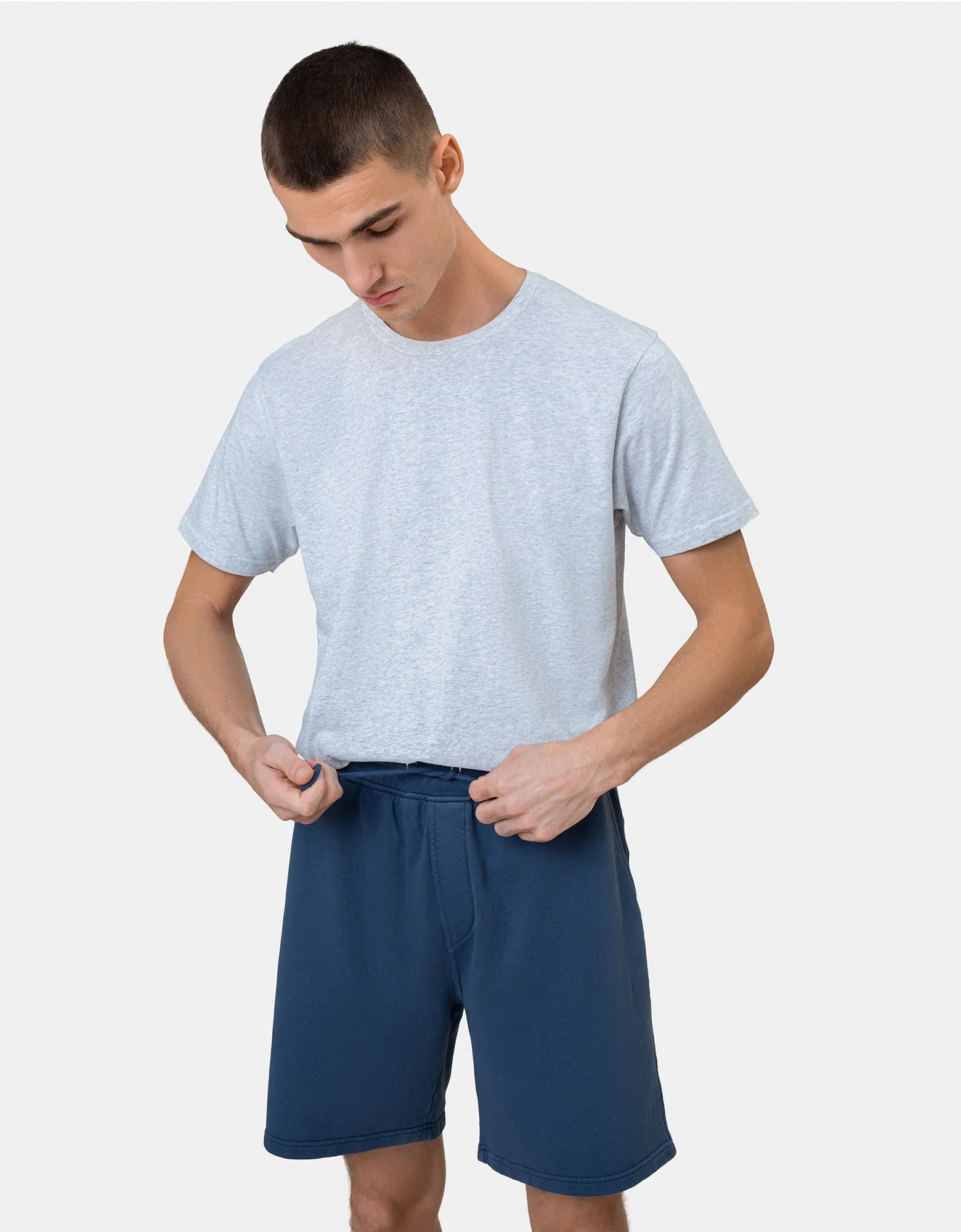 Classic Organic Sweatshorts - Navy Blue