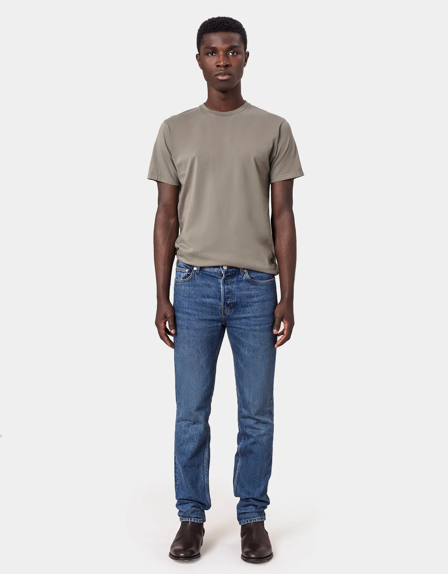 Classic Organic Tee - Heather Grey