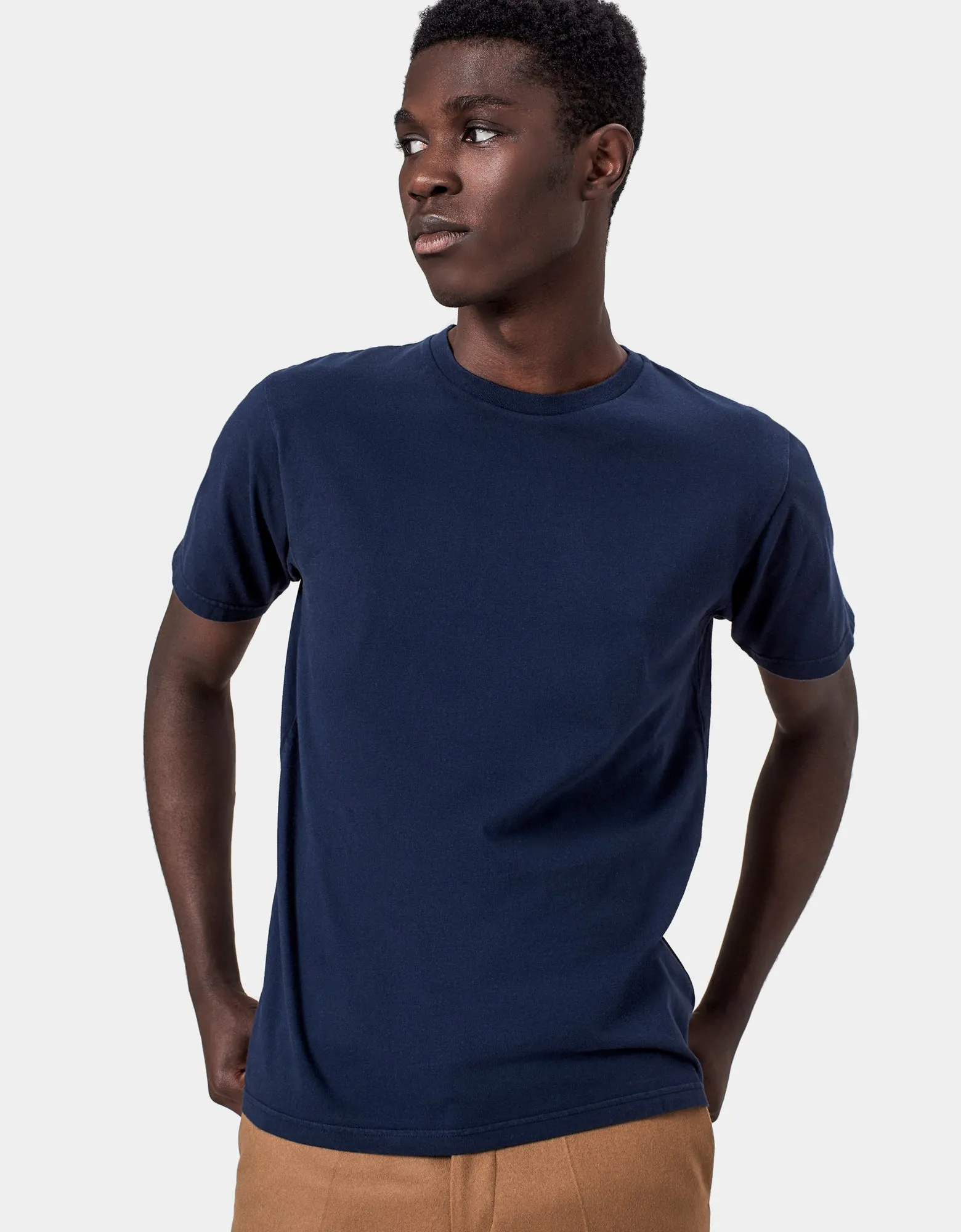Classic Organic Tee - Stone Blue
