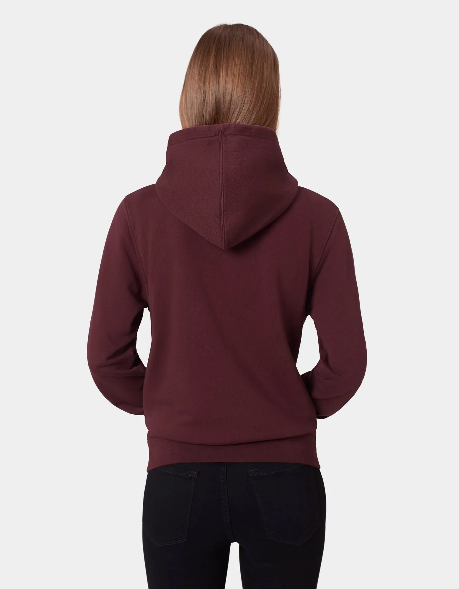 Classic Organic Zip Hood - Petrol Blue