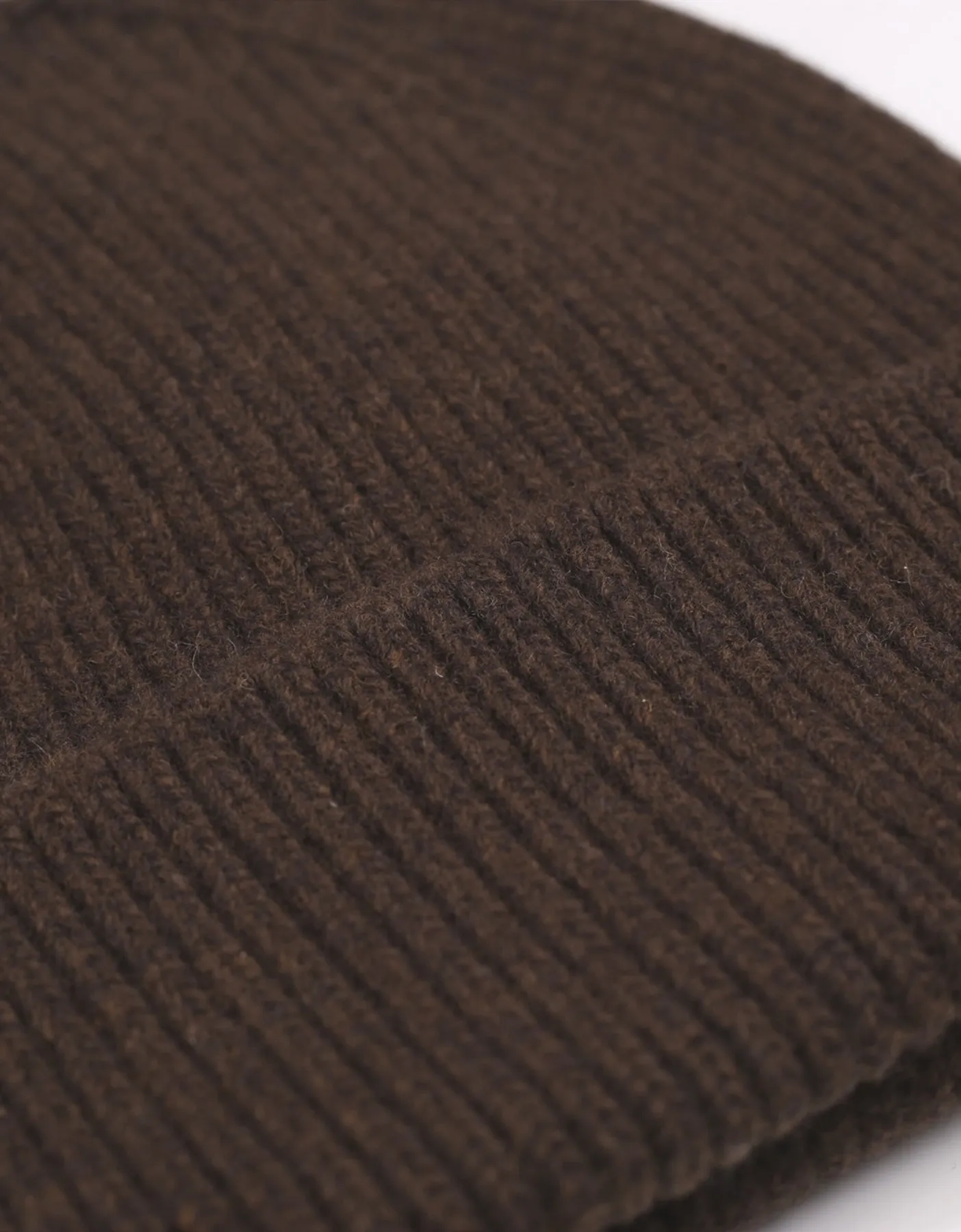Merino Wool Beanie - Coffee Brown