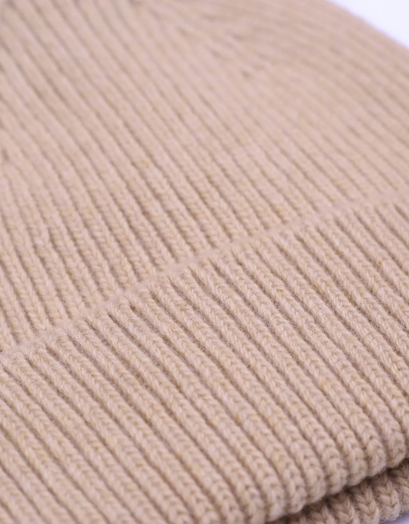 Merino Wool Beanie - Desert Khaki