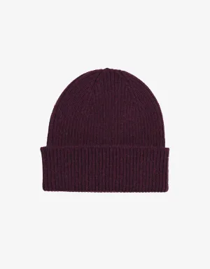 Merino Wool Beanie - Oxblood Red