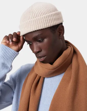 Merino Wool Beanie - Pacific Blue