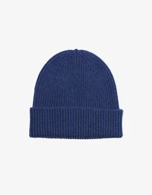 Merino Wool Beanie - Royal Blue
