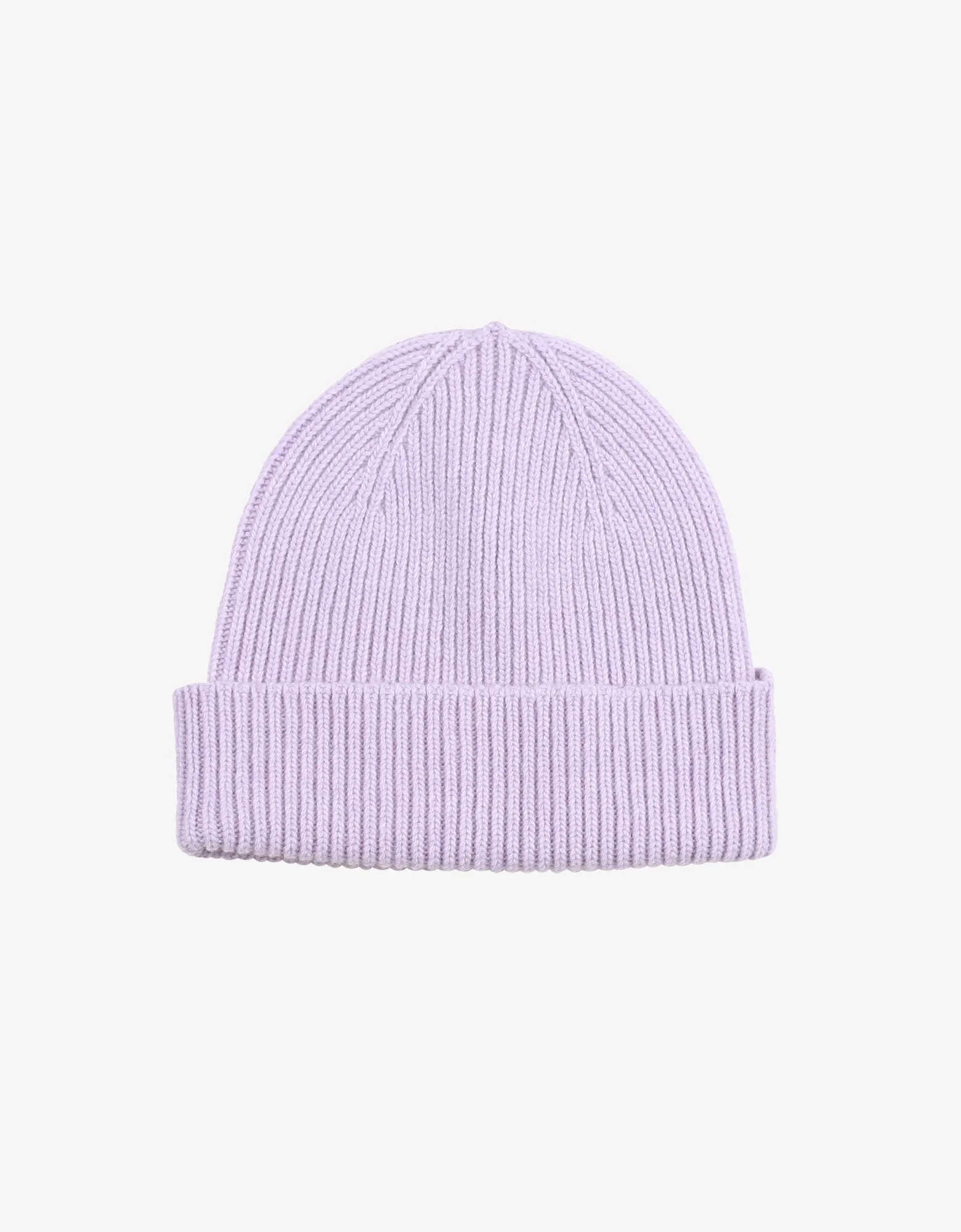 Merino Wool Beanie - Soft Lavender