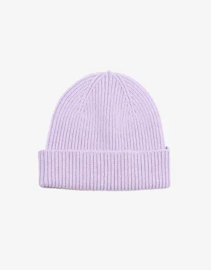 Merino Wool Beanie - Soft Lavender