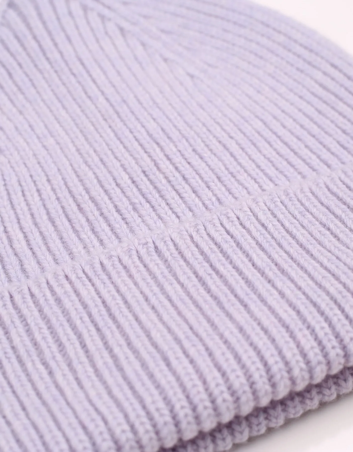 Merino Wool Beanie - Soft Lavender