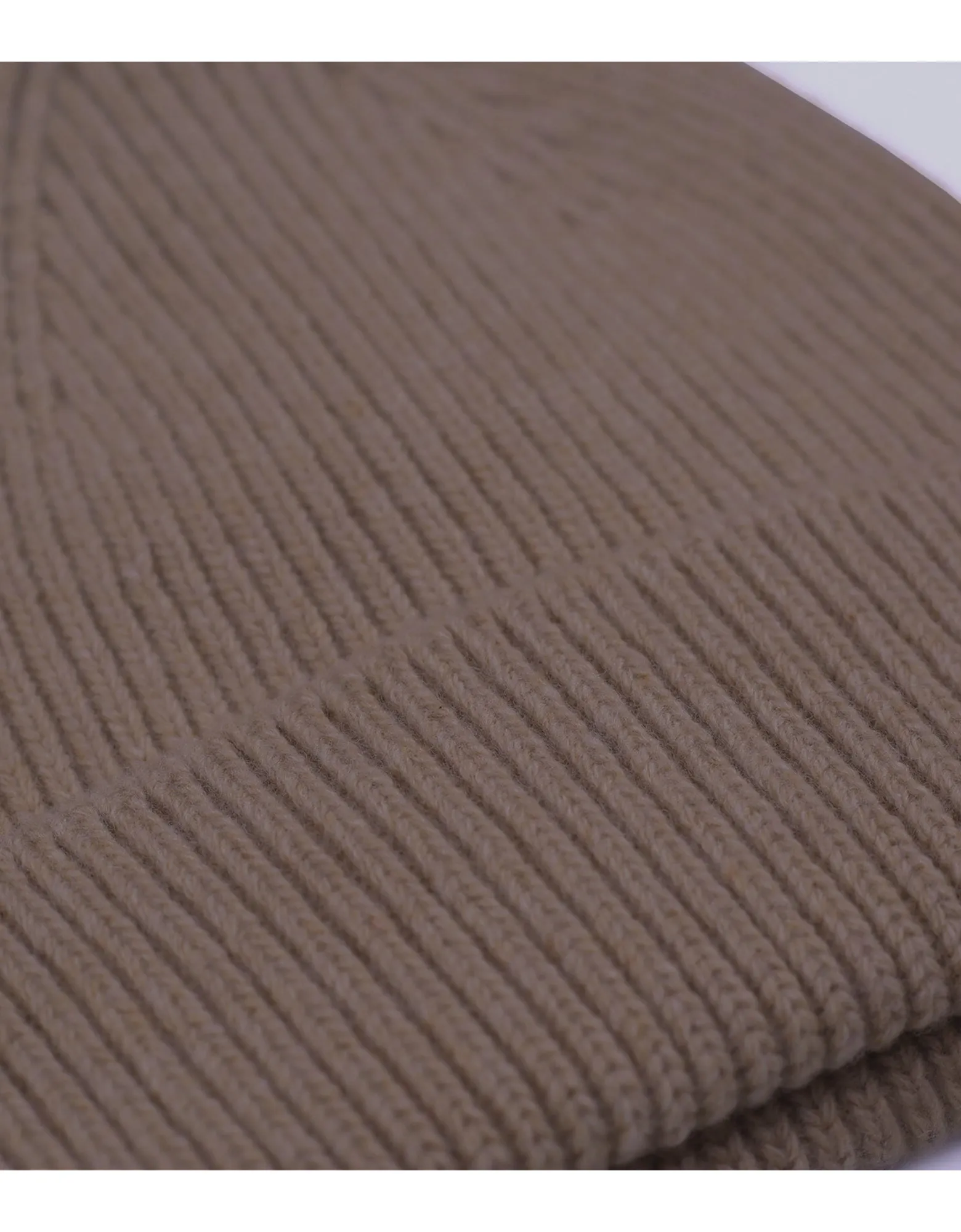 Merino Wool Beanie - Warm Taupe