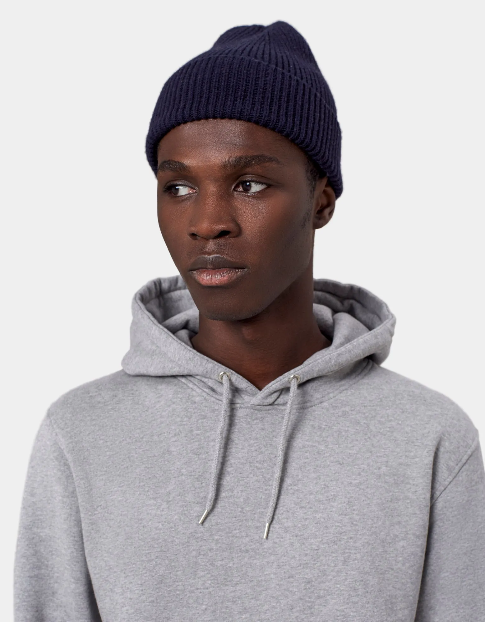 Merino Wool Beanie - Warm Taupe