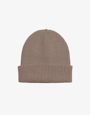 Merino Wool Beanie - Warm Taupe