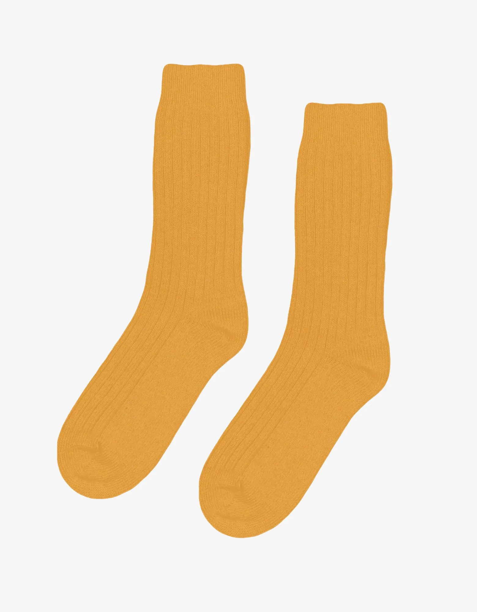 Merino Wool Blend Sock - Burned Yellow