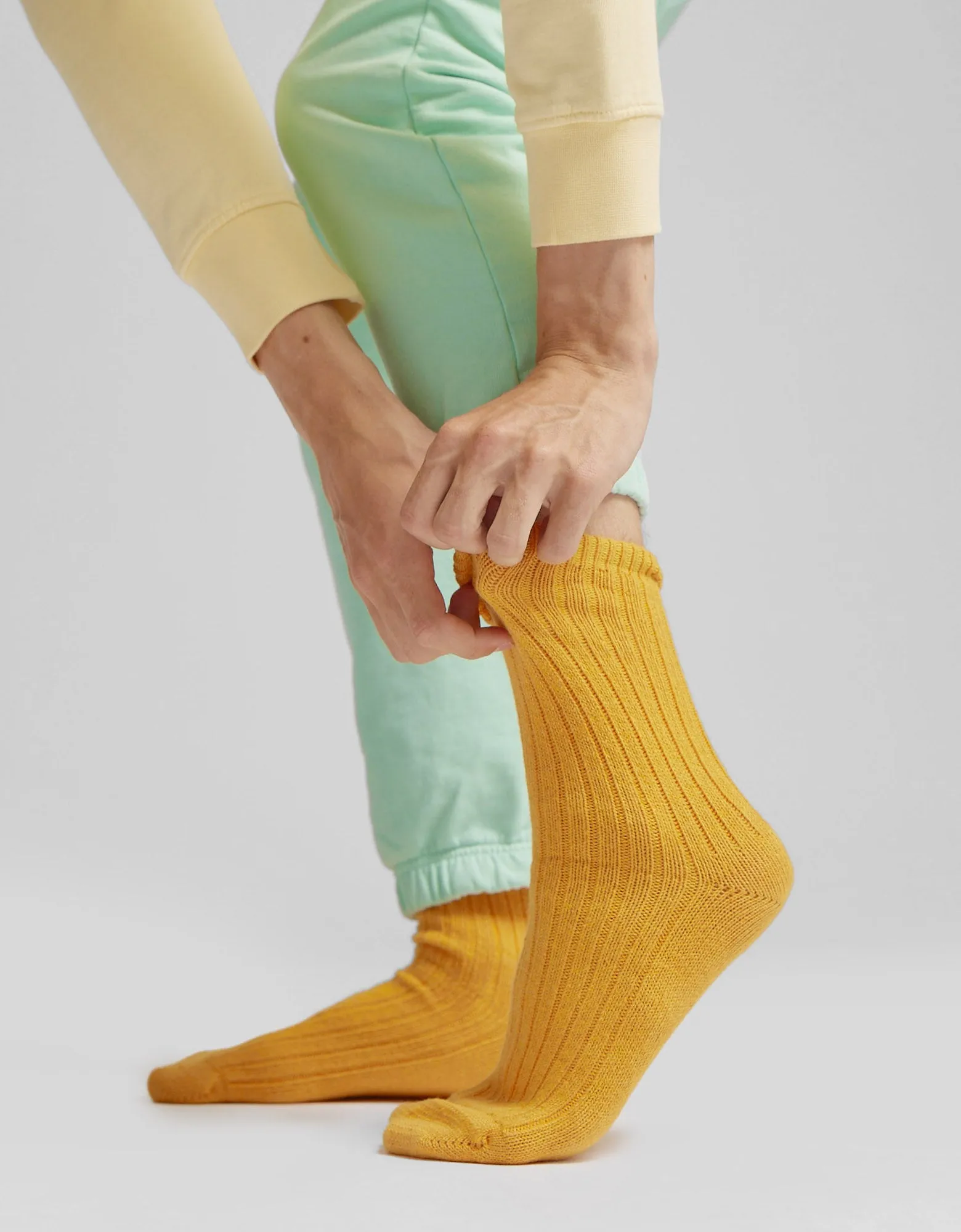Merino Wool Blend Sock - Navy Blue