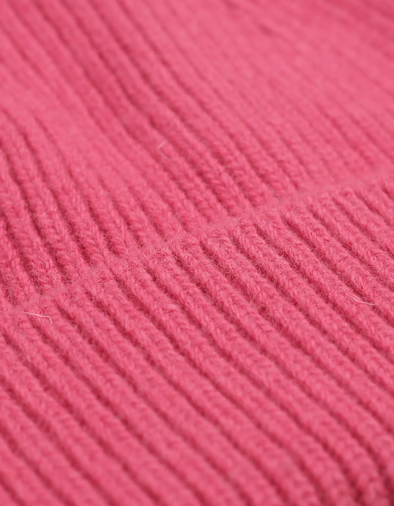 Merino Wool Hat - Bubblegum Pink