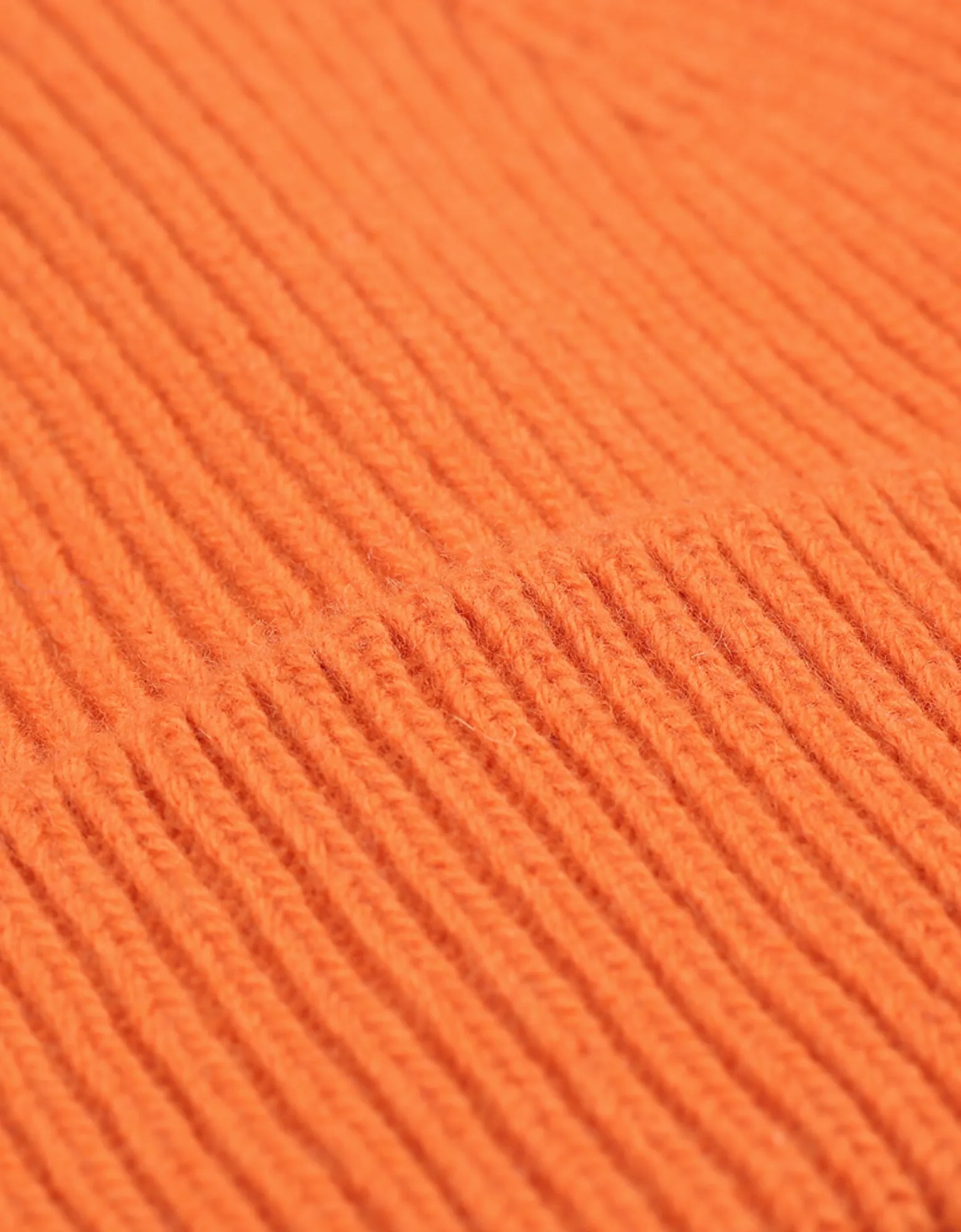Merino Wool Hat - Burned Orange