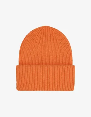 Merino Wool Hat - Burned Orange
