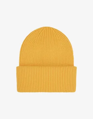 Merino Wool Hat - Burned Yellow