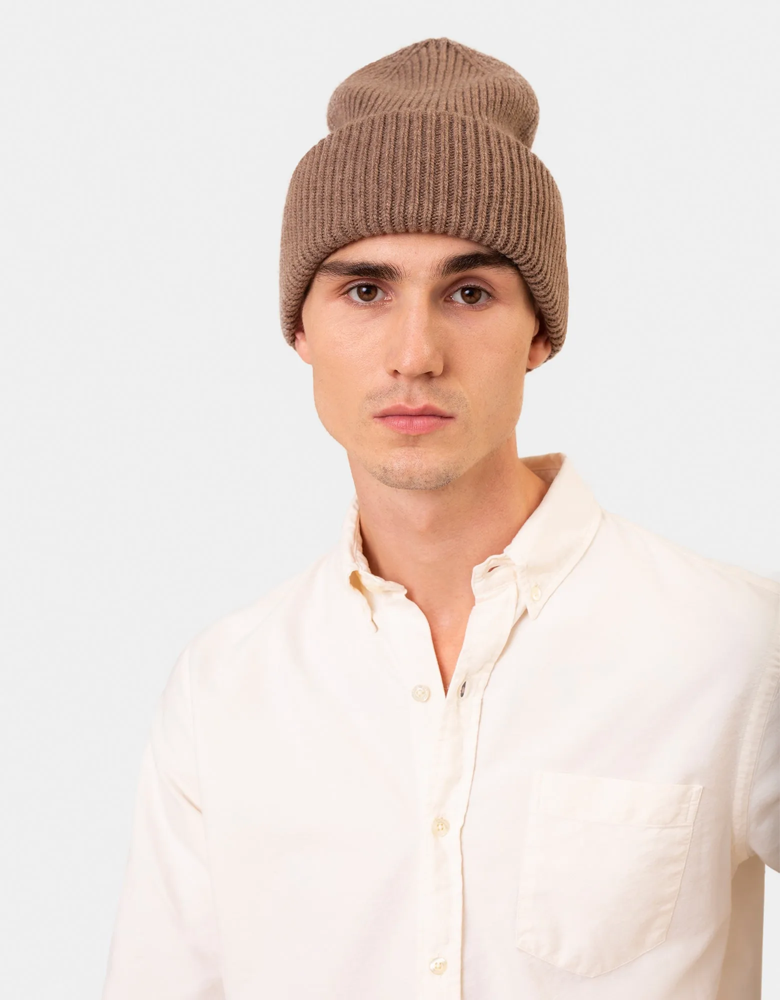 Merino Wool Hat - Burned Yellow