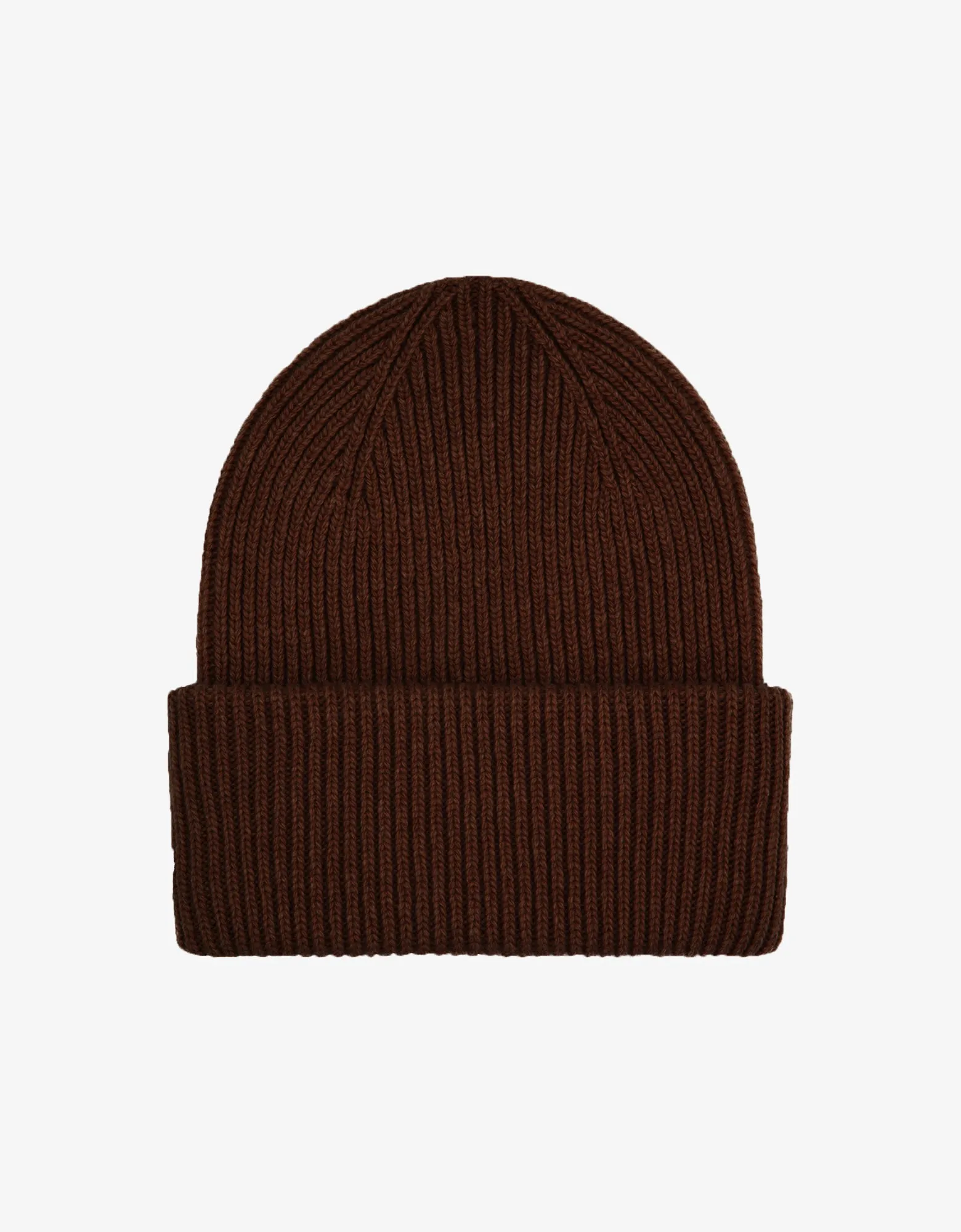 Merino Wool Hat - Coffee Brown