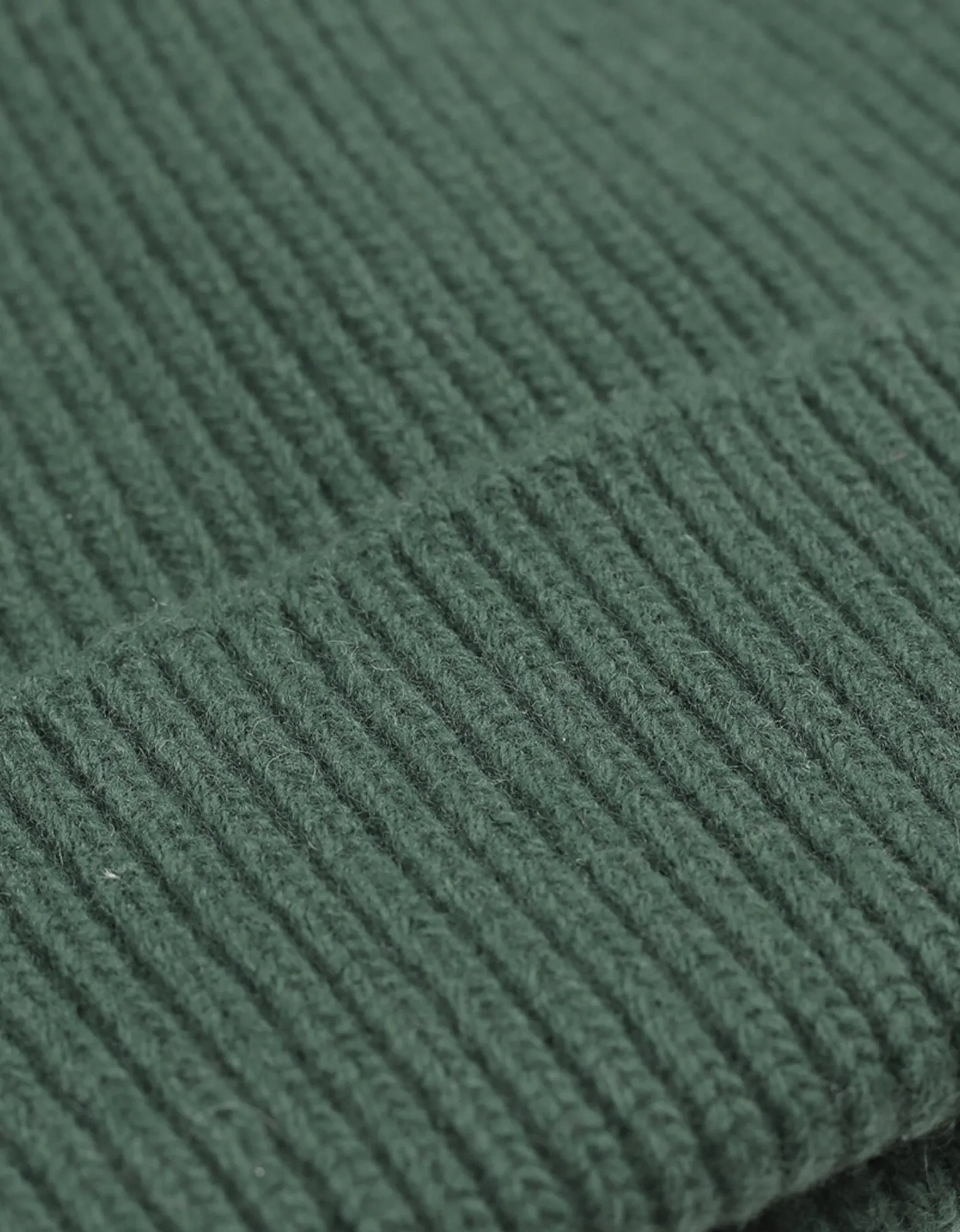 Merino Wool Hat - Emerald Green