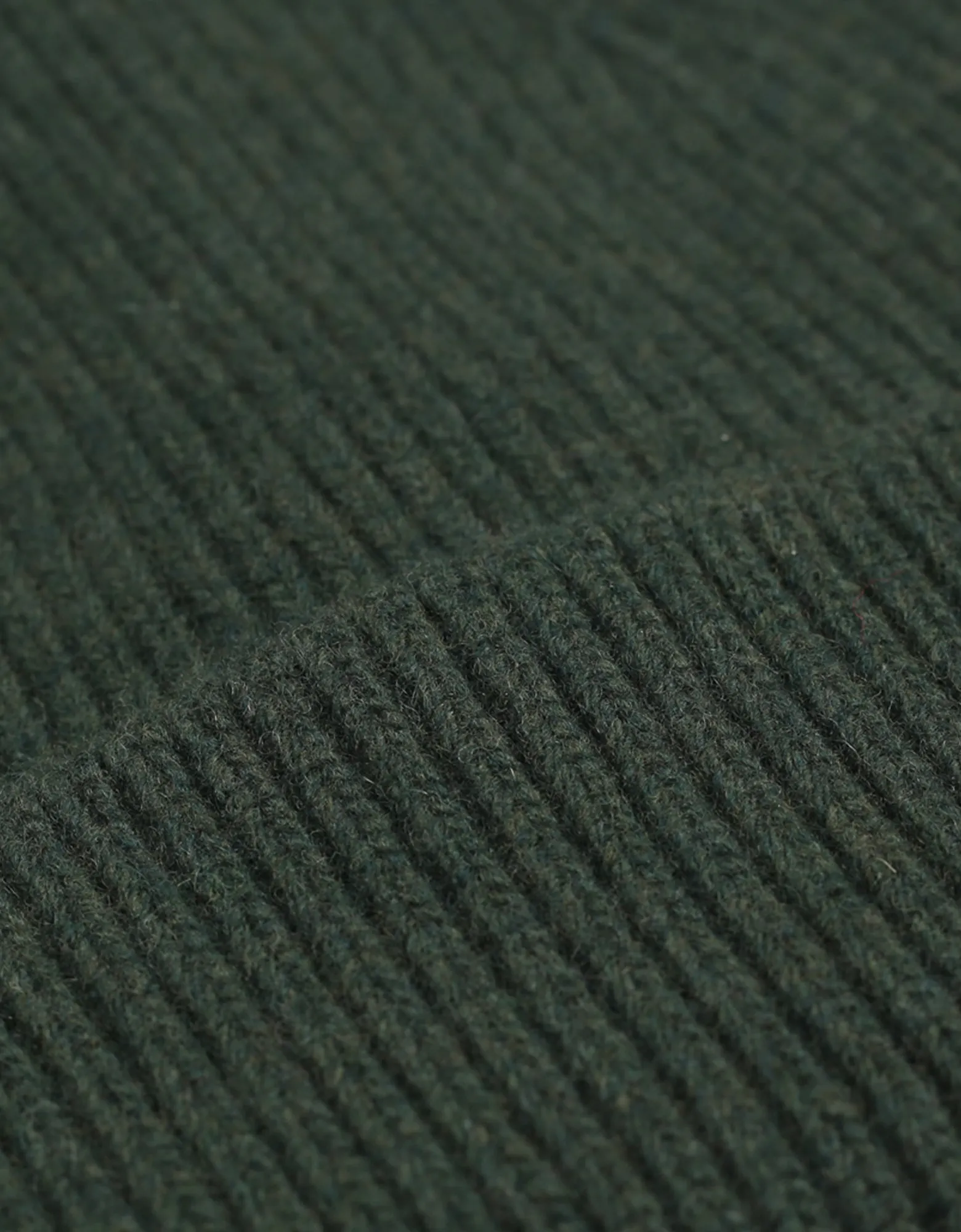 Merino Wool Hat - Hunter Green