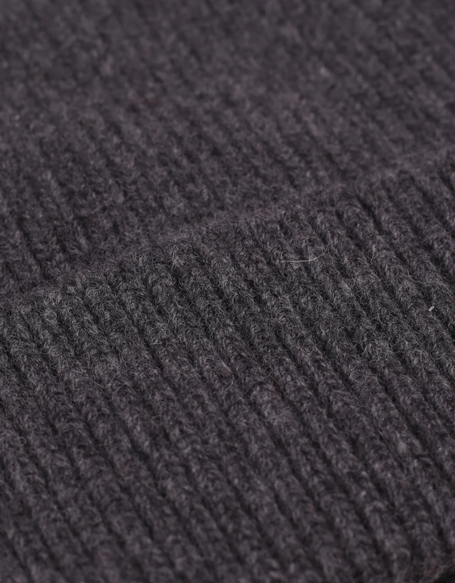 Merino Wool Hat - Lava Grey