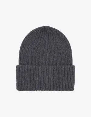 Merino Wool Hat - Lava Grey