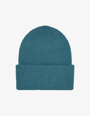 Merino Wool Hat - Ocean Green