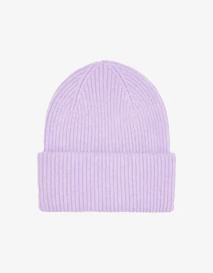 Merino Wool Hat - Soft Lavender