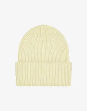 Merino Wool Hat - Soft Yellow