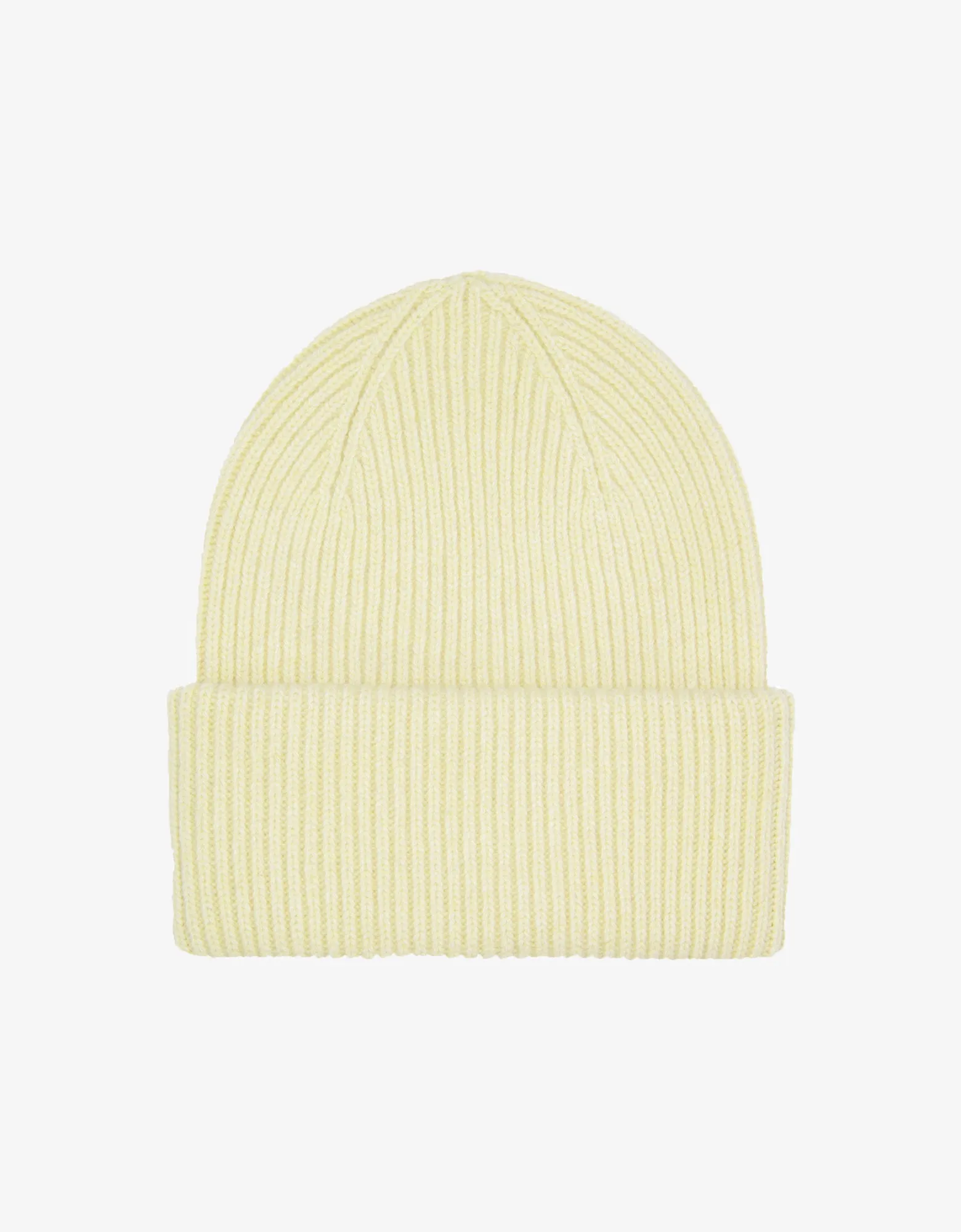 Merino Wool Hat - Soft Yellow