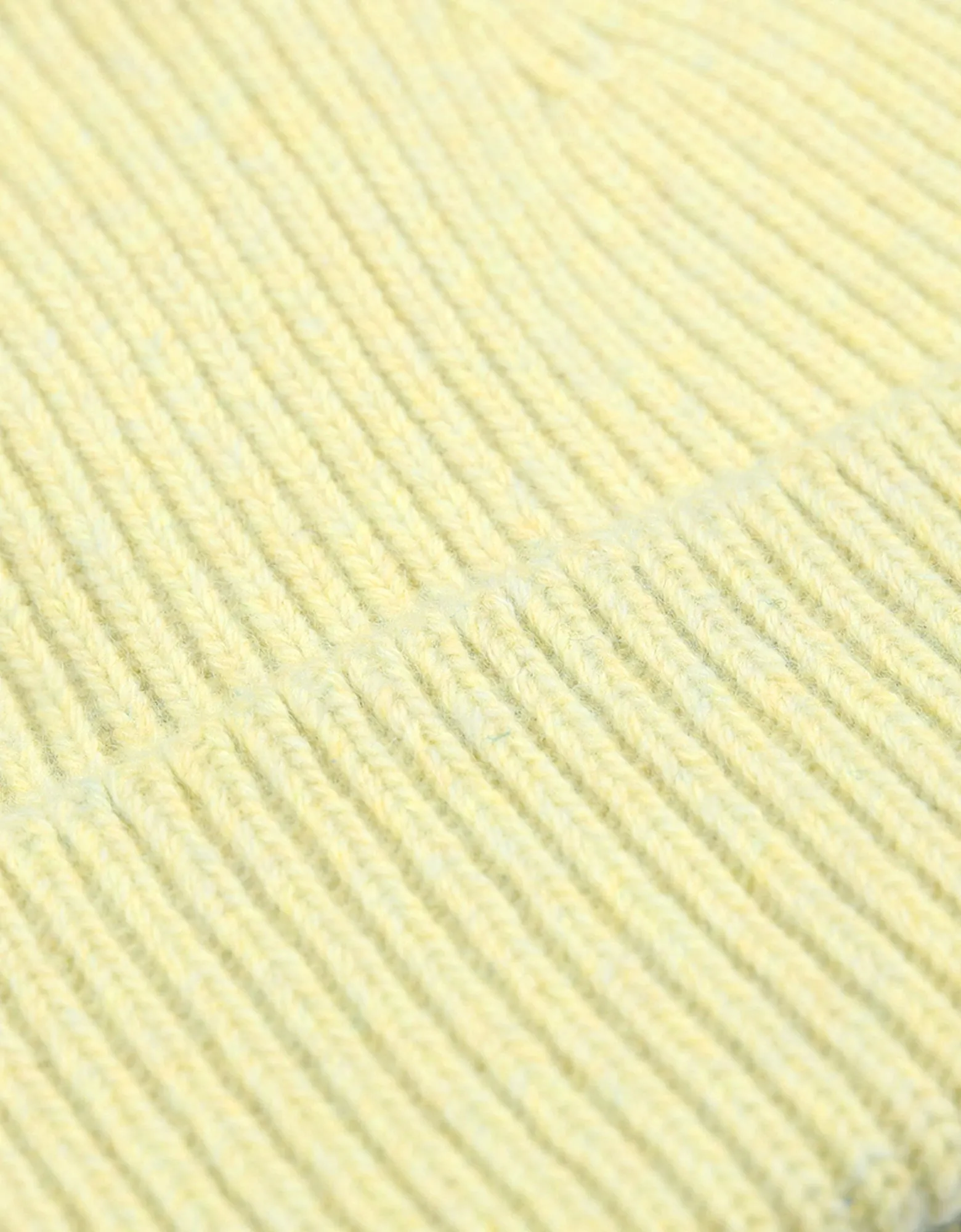 Merino Wool Hat - Soft Yellow