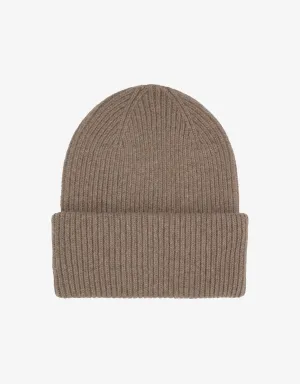 Merino Wool Hat - Warm Taupe