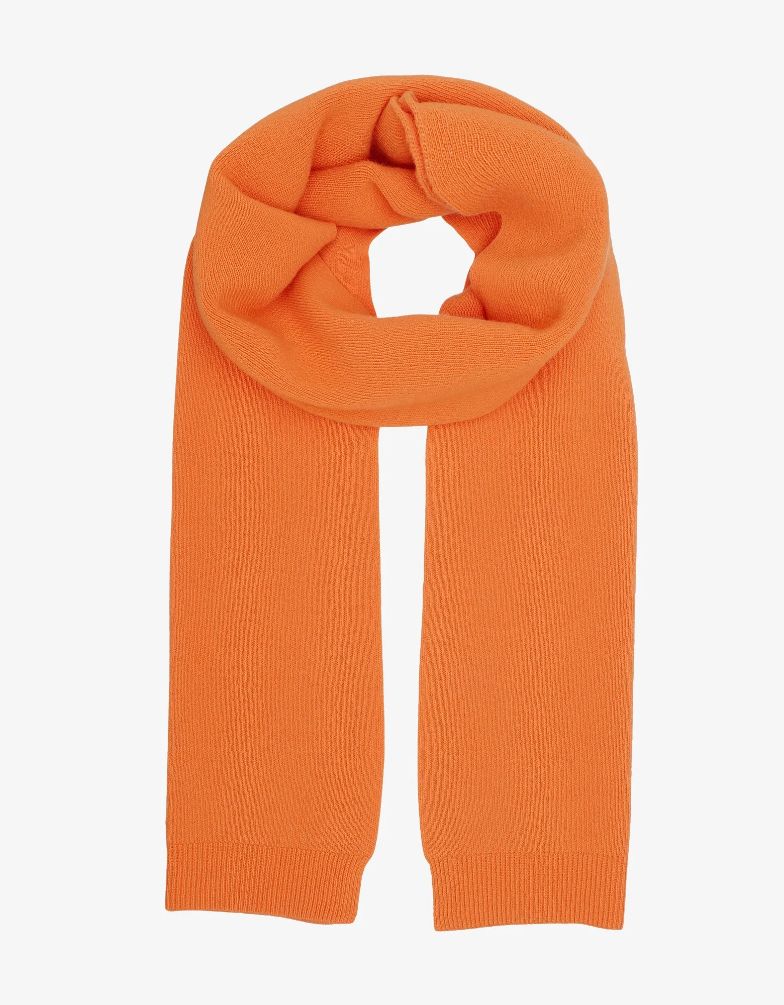 Merino Wool Scarf - Burned Orange