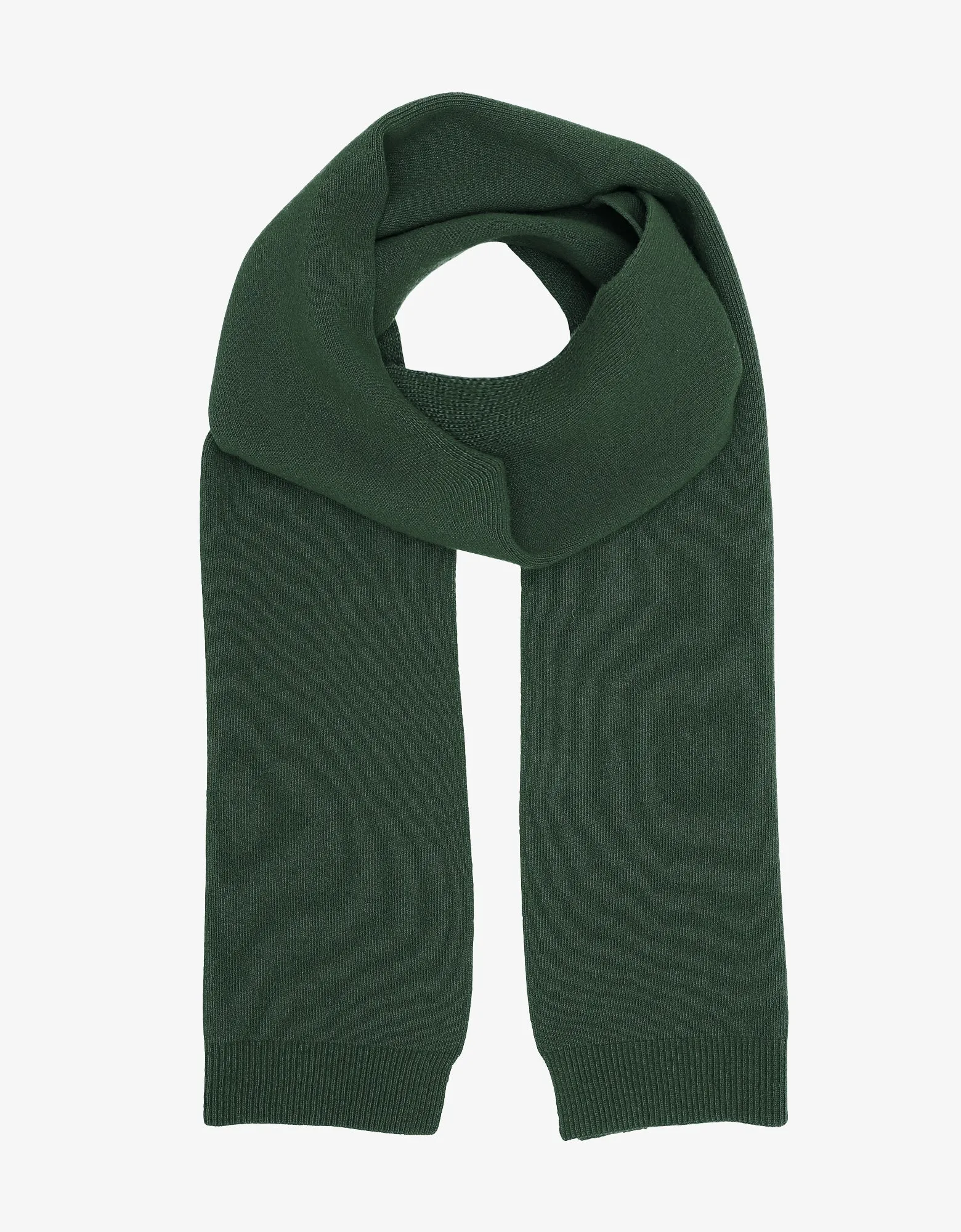 Merino Wool Scarf - Emerald Green