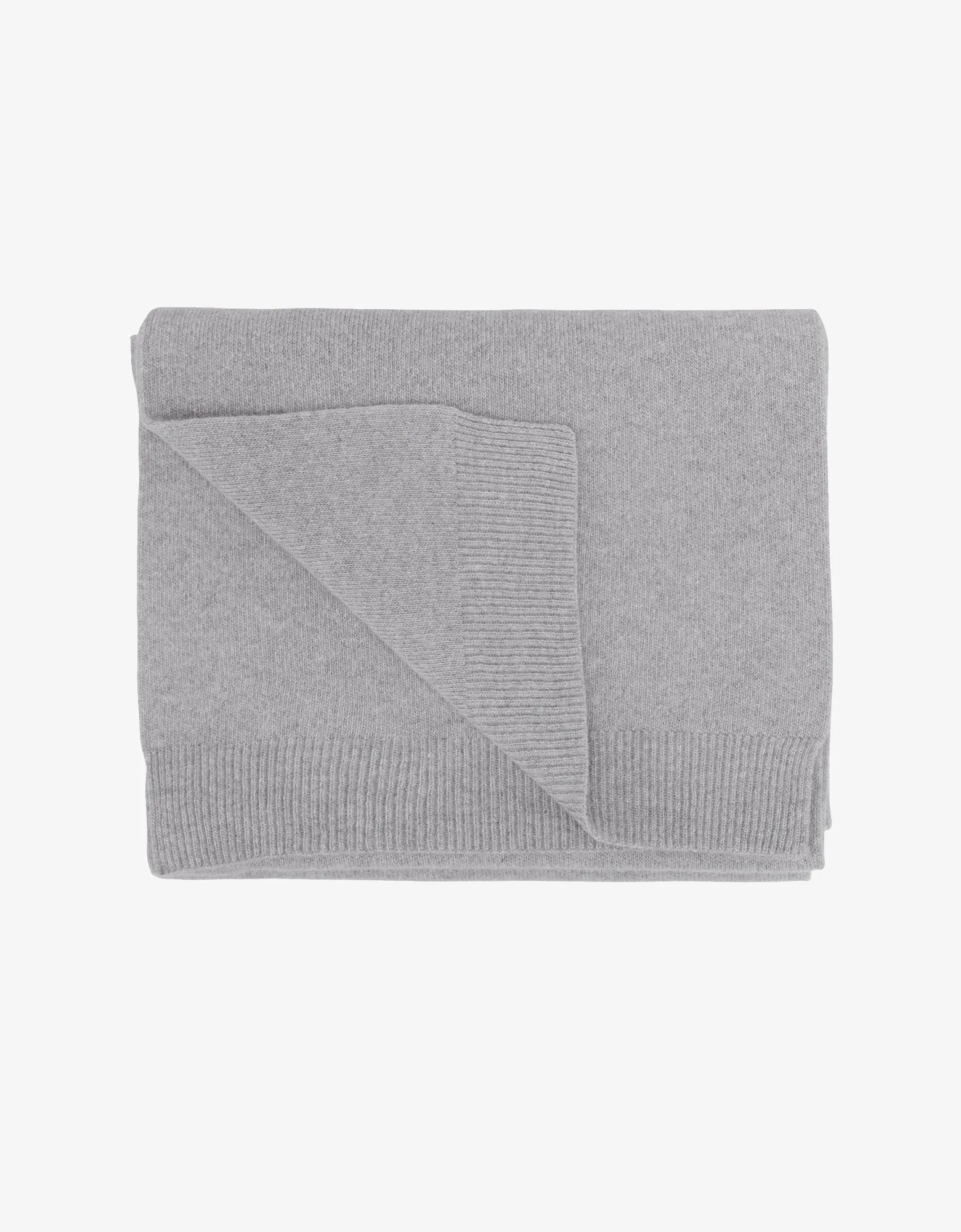 Merino Wool Scarf - Heather Grey