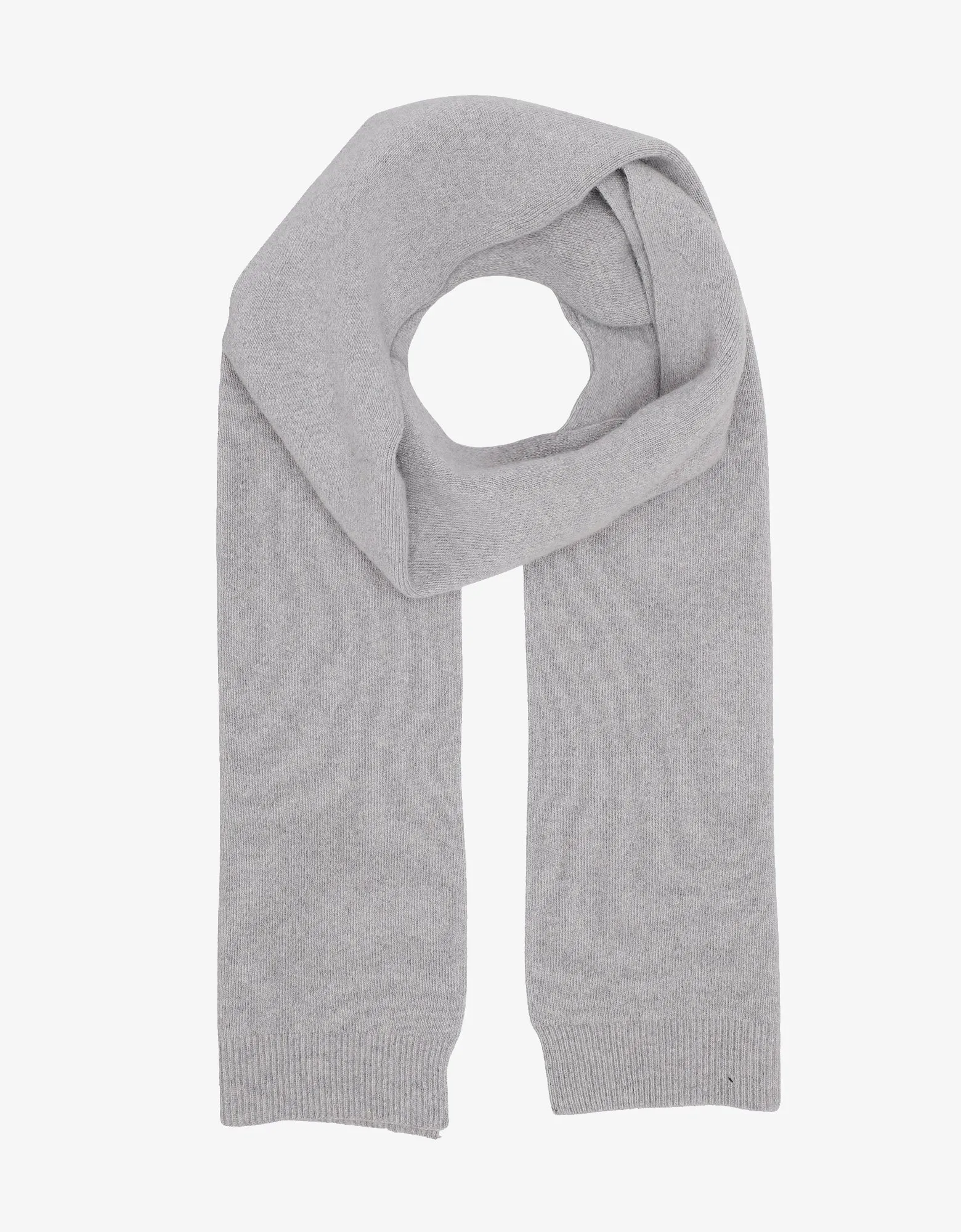 Merino Wool Scarf - Heather Grey