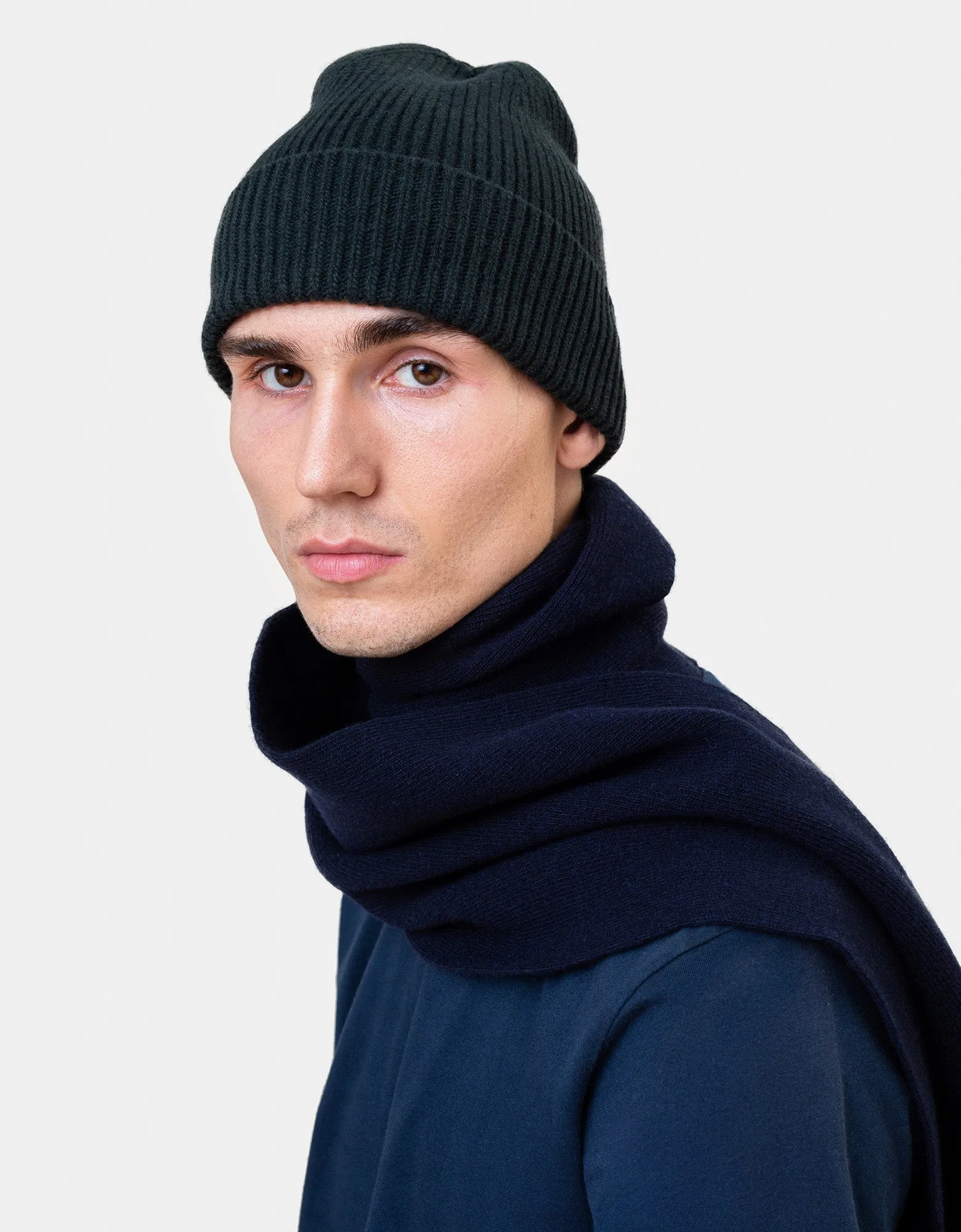 Merino Wool Scarf - Honey Beige