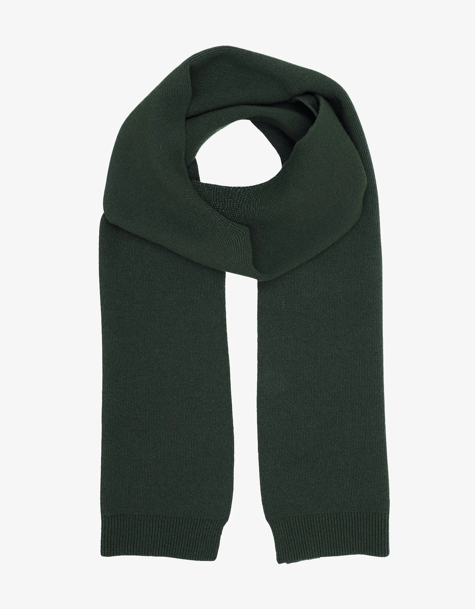 Merino Wool Scarf - Hunter Green