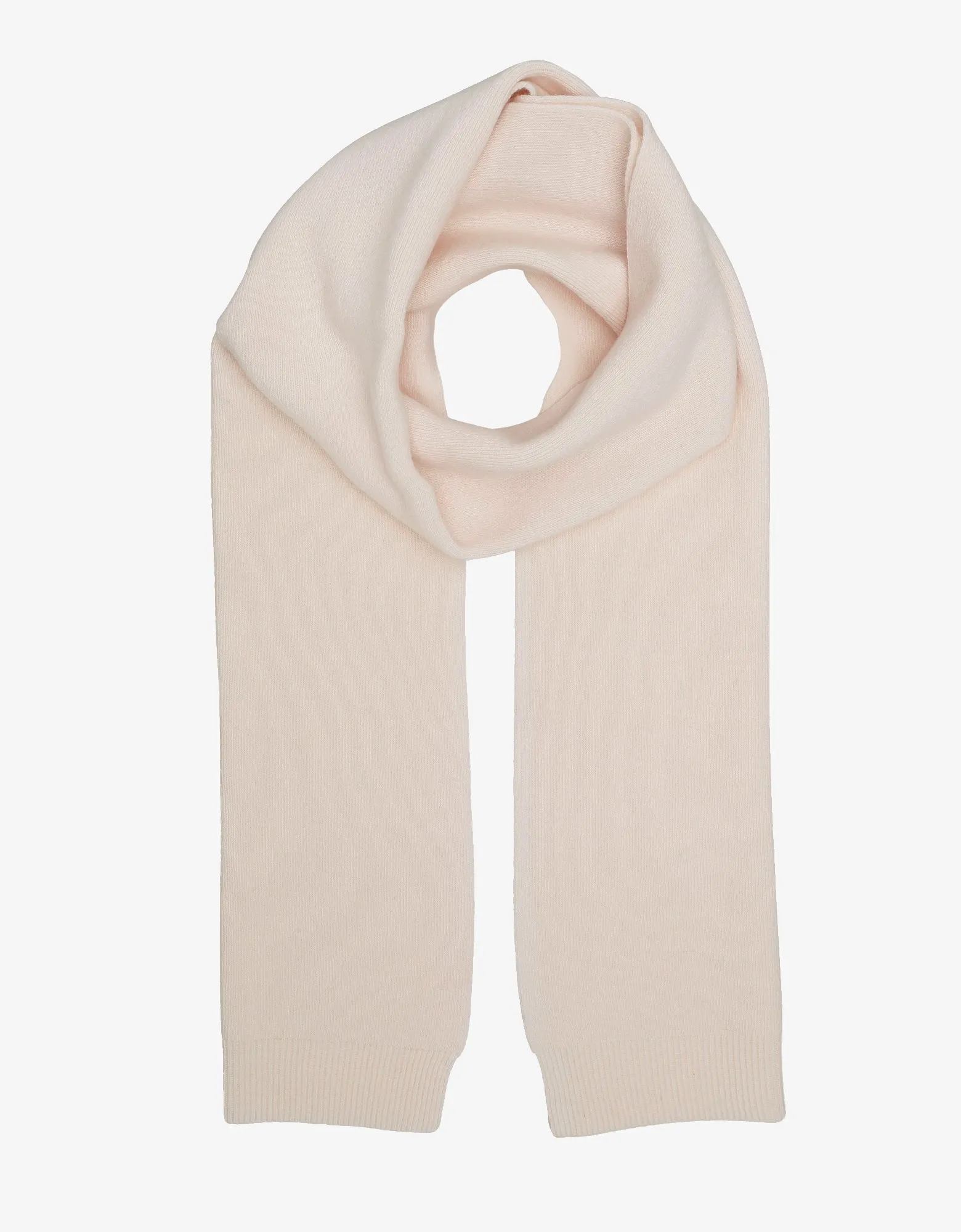 Merino Wool Scarf - Ivory White
