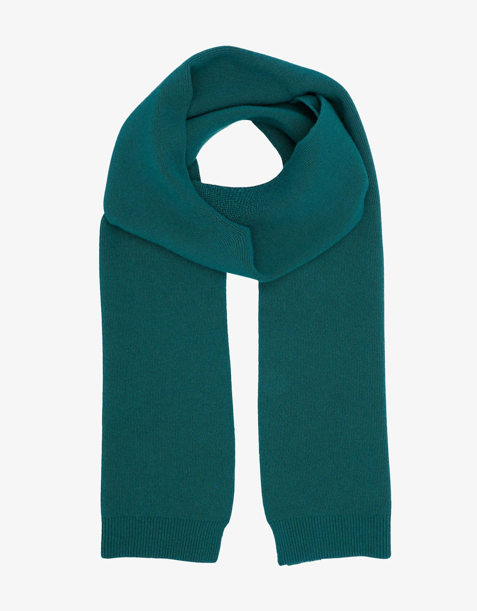 Merino Wool Scarf - Ocean Green